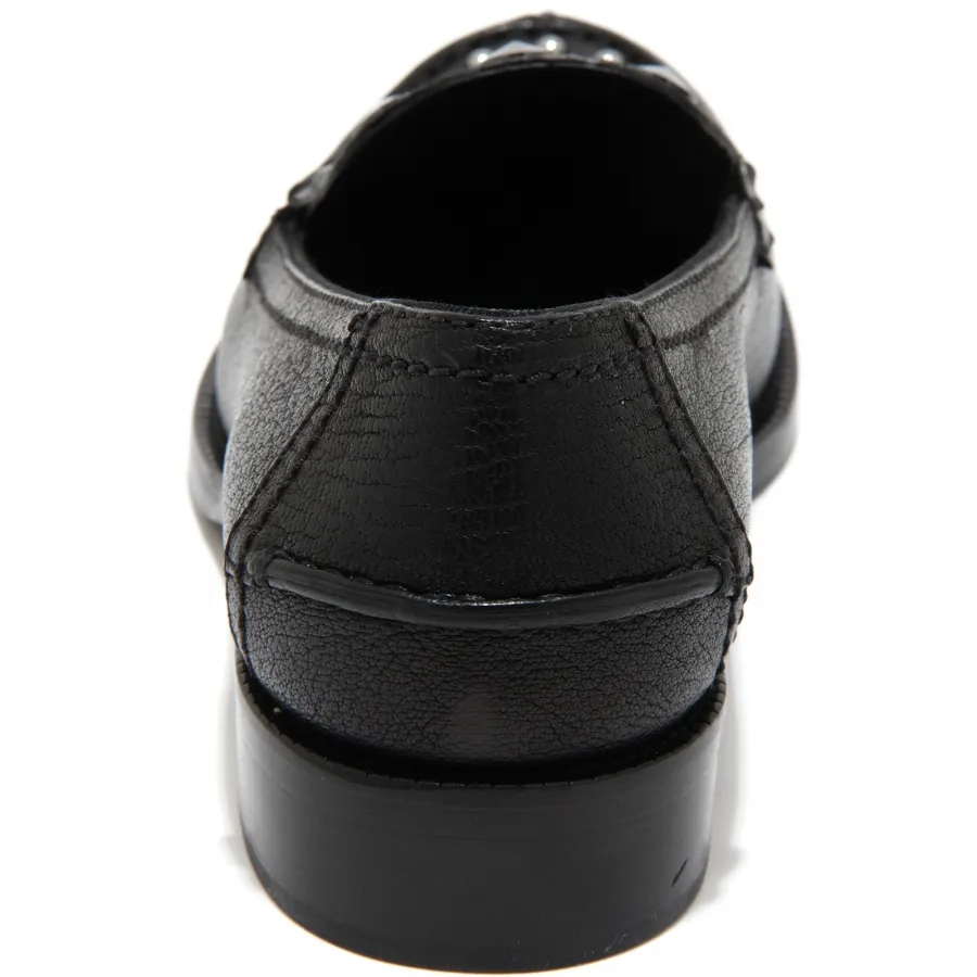 26094 mocassino donna CAR SHOE nero scarpa loafer shoes women