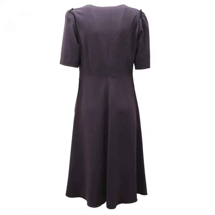 9354AF abito donna WEEKEND MAXMARA blue v-neck dress women