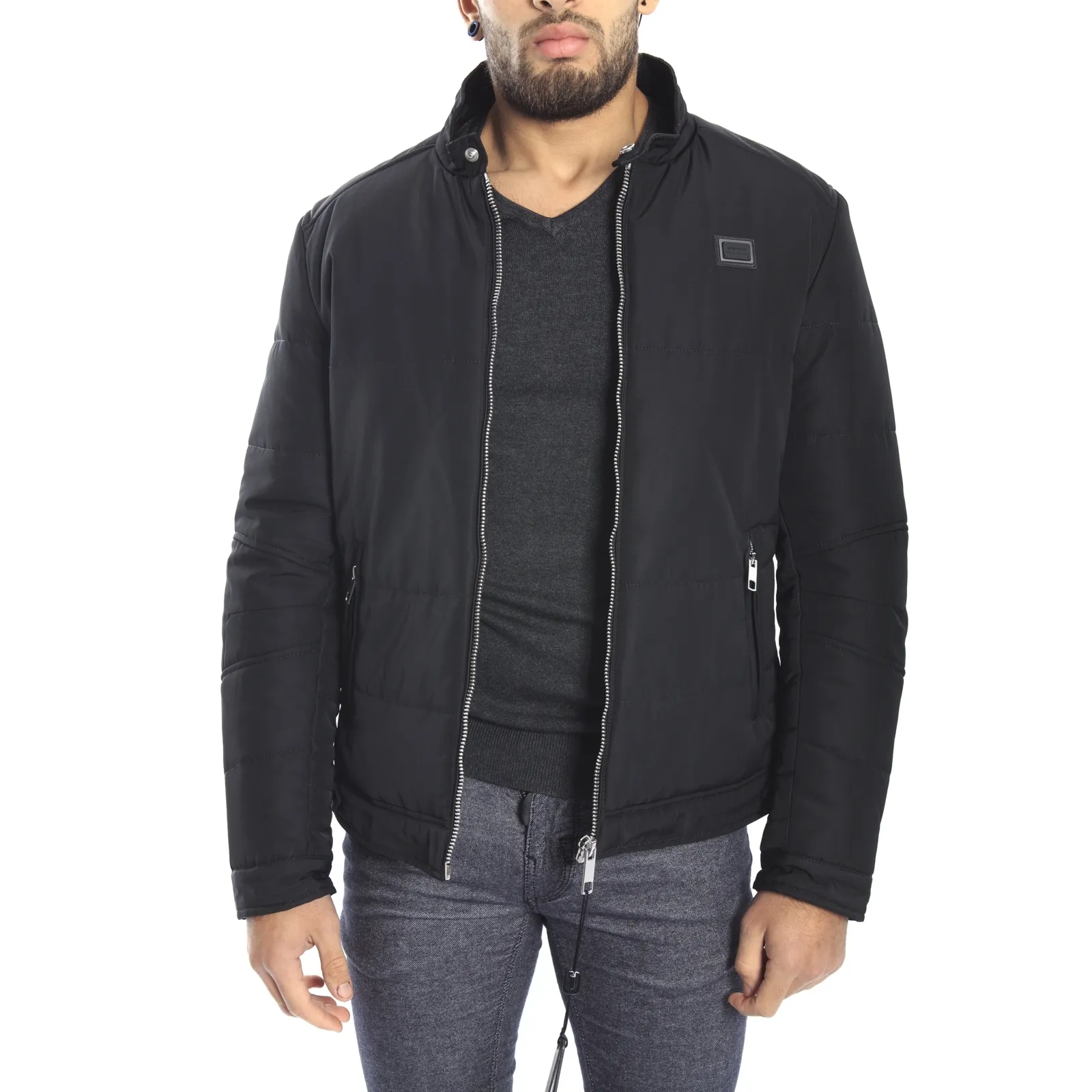 Antony Morato Giacca motociclista imbottita NERO MMCO000251