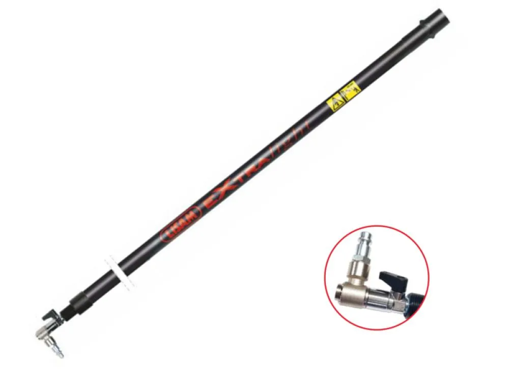 Asta fissa con rubinetto lisam extra light in lega leggera da 2,5 mt Lisam