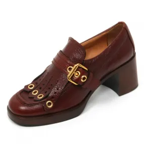 B9680 decollete donna CAR SHOE scarpa marrone etrusco shoe woman
