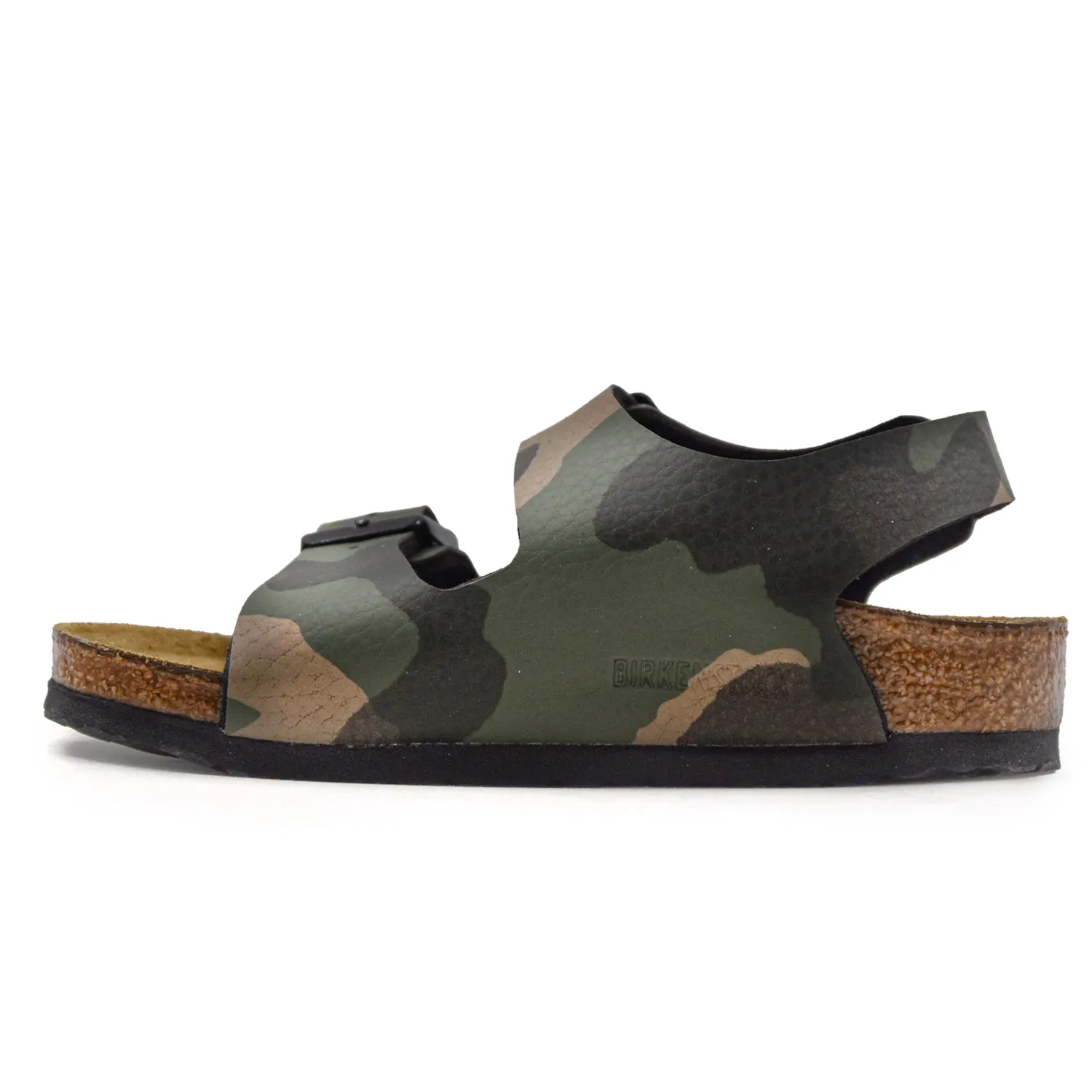 Birkenstock Bambino Sandali Milano Camouflage Con Cinturino Nel Tallone