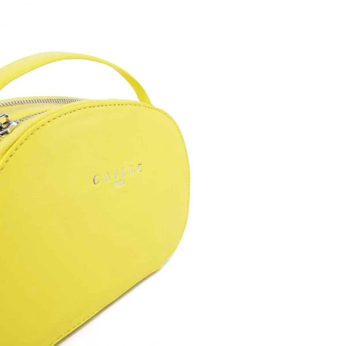 Camera Bag Con Logo E Manico, Giallo