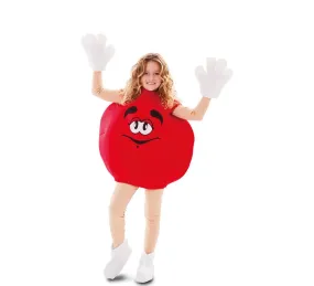 Costume rosso cioccolato per bambini