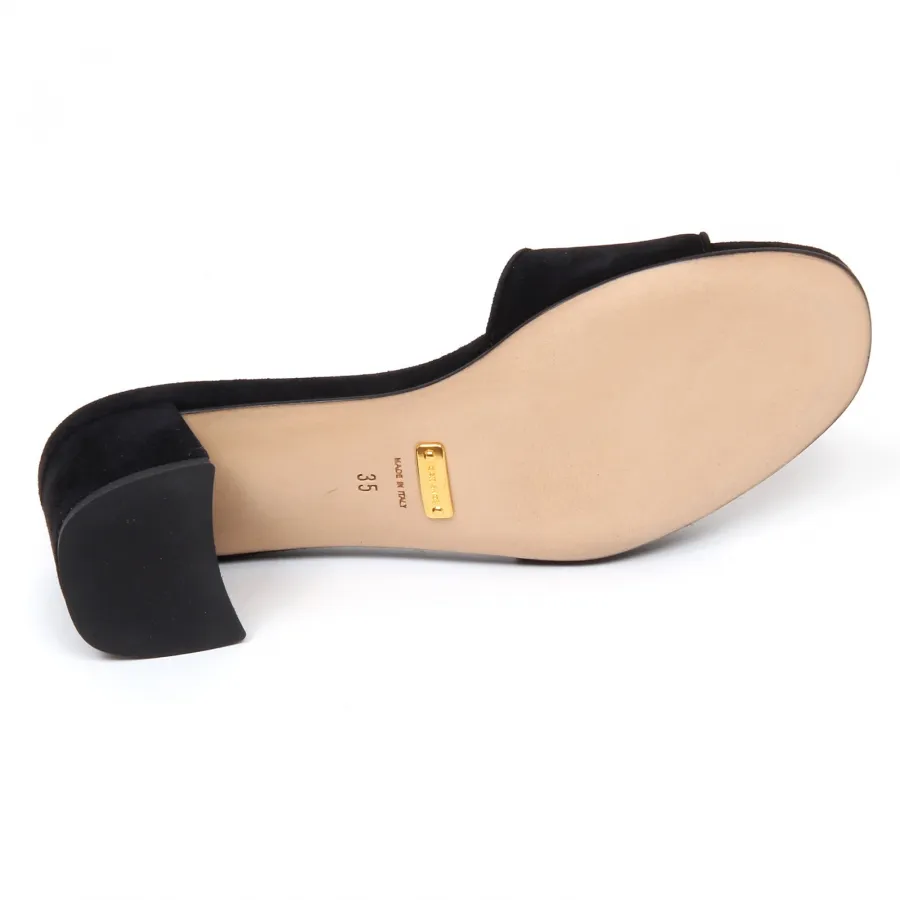D0416 sandalo donna CAR SHOE scarpa nero sandal shoe woman