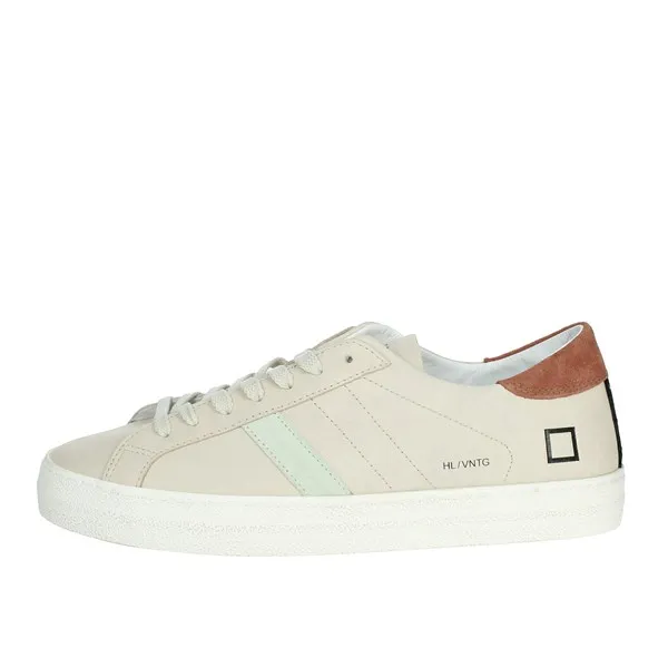 D.A.T.E.  SNEAKERS BASSA M381-HL-VC-IV BEIGE