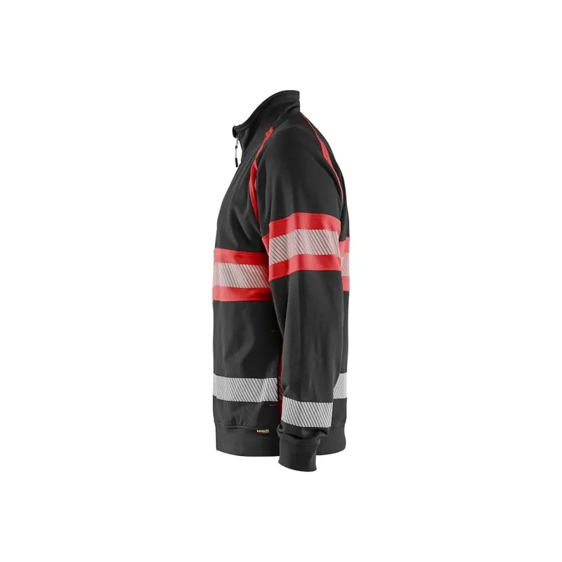 Felpa da Lavoro Blaklader alta visibilità 100% cotone zip intera 355111588933L