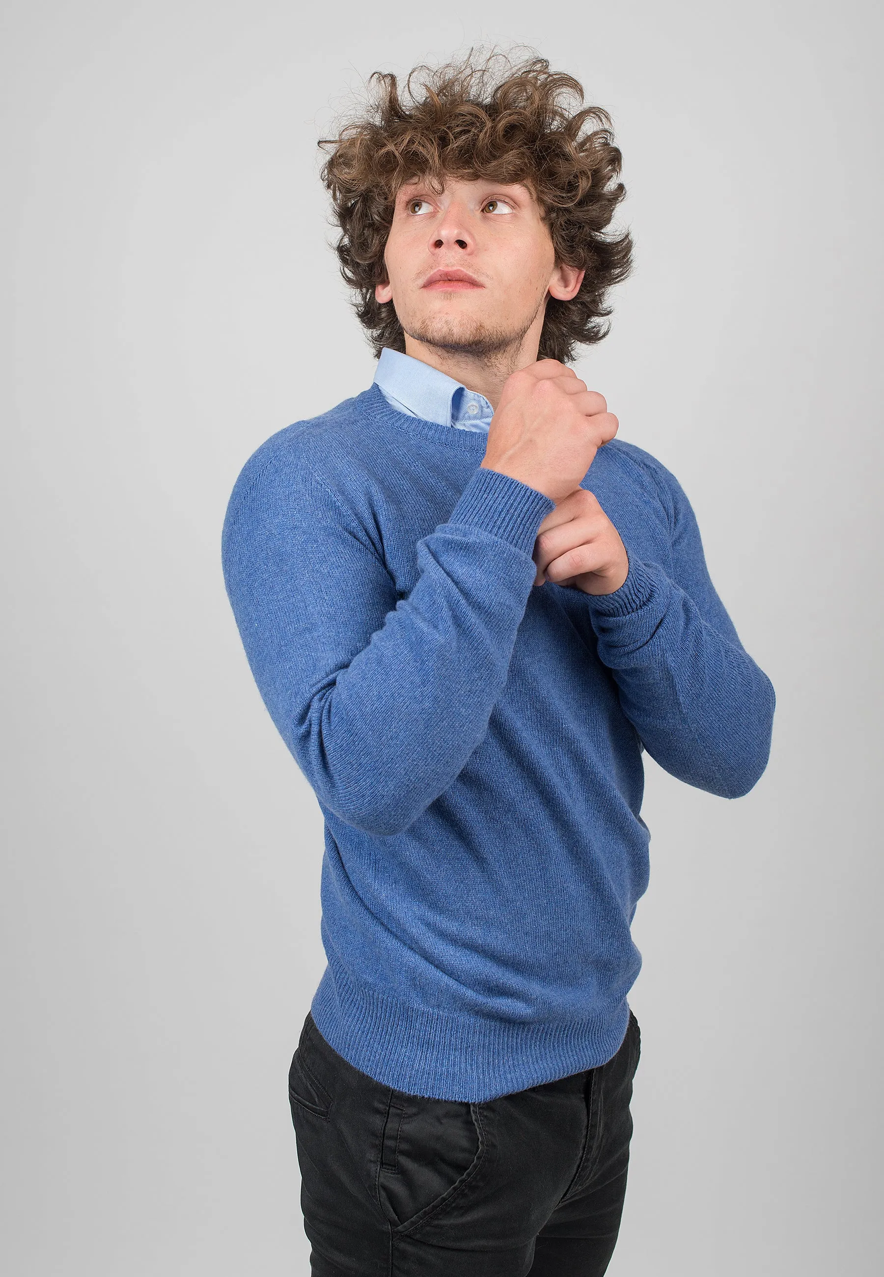 Girocollo 100% Cashmere rigenerato
