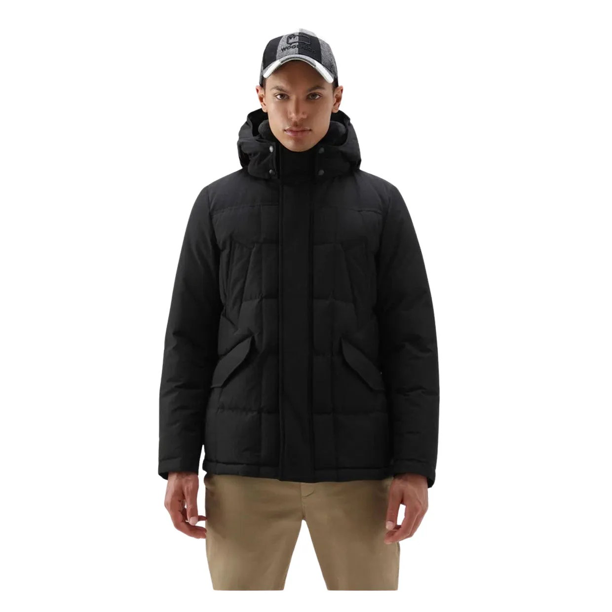 Giubbino Woolrich Blizzard Field Nero
