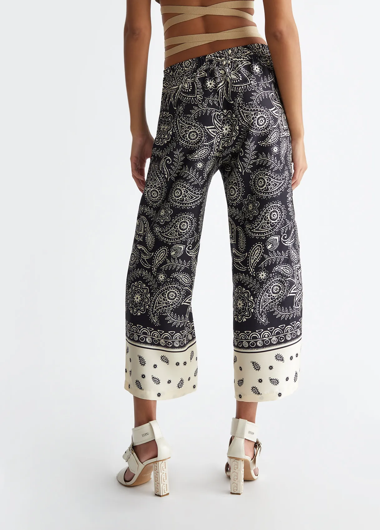Liu jo Pantaloni fantasia bandana ecosostenibile MA4407T6660N9385