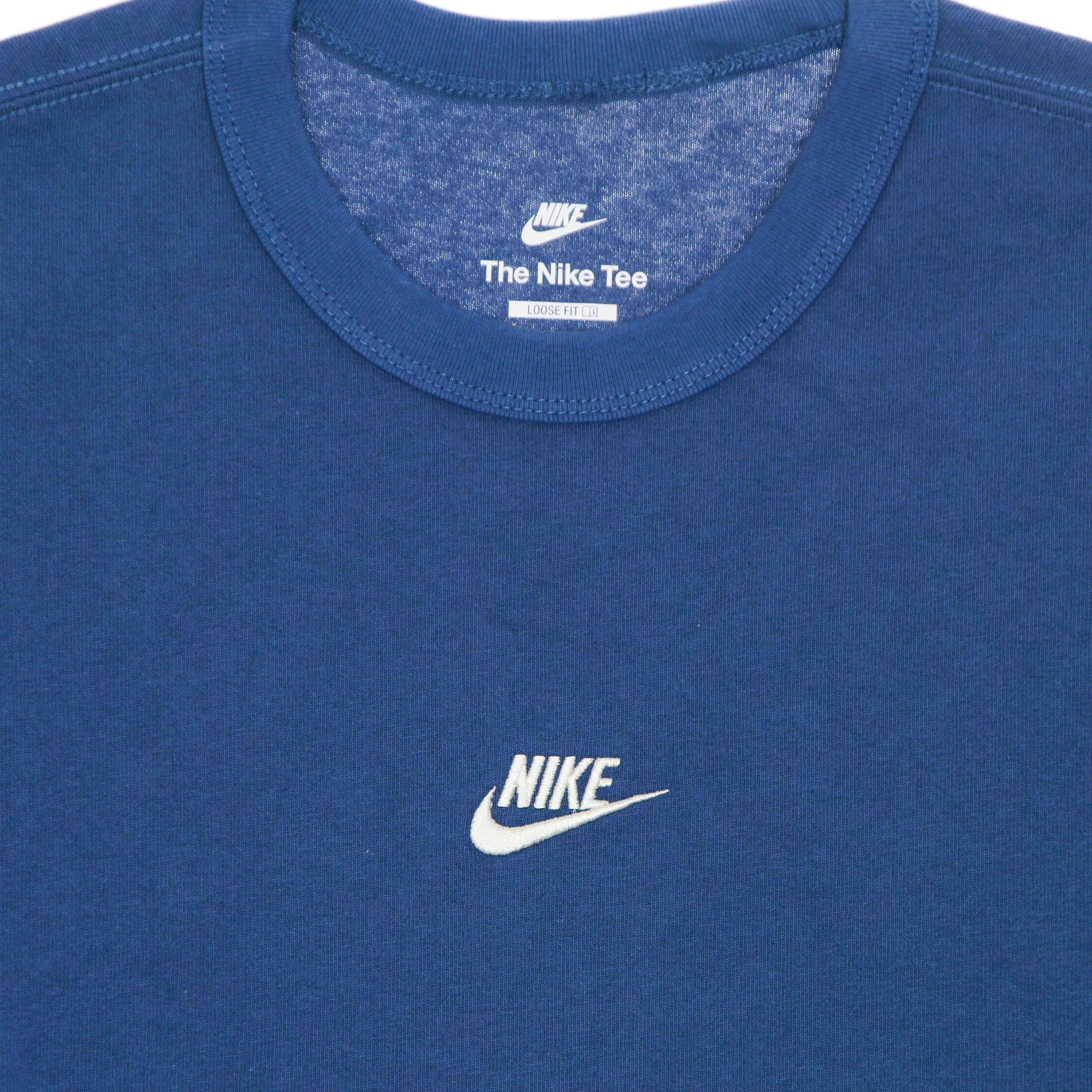 Maglietta Uomo Sportswear Premium Essentials Sust Tee Dk Marina Blue/light Bone