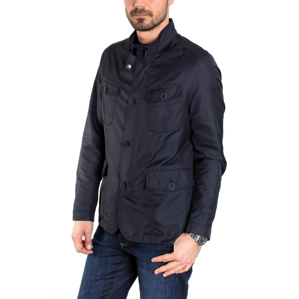 Milestone jacket cutting blazer in fancy honeycomb effect fabric