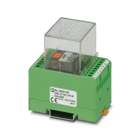 Modulo a relè Phoenix Contact serie 45-REL/IR-W230/HWR, bobina 230V, Guida DIN, contatti DPDT