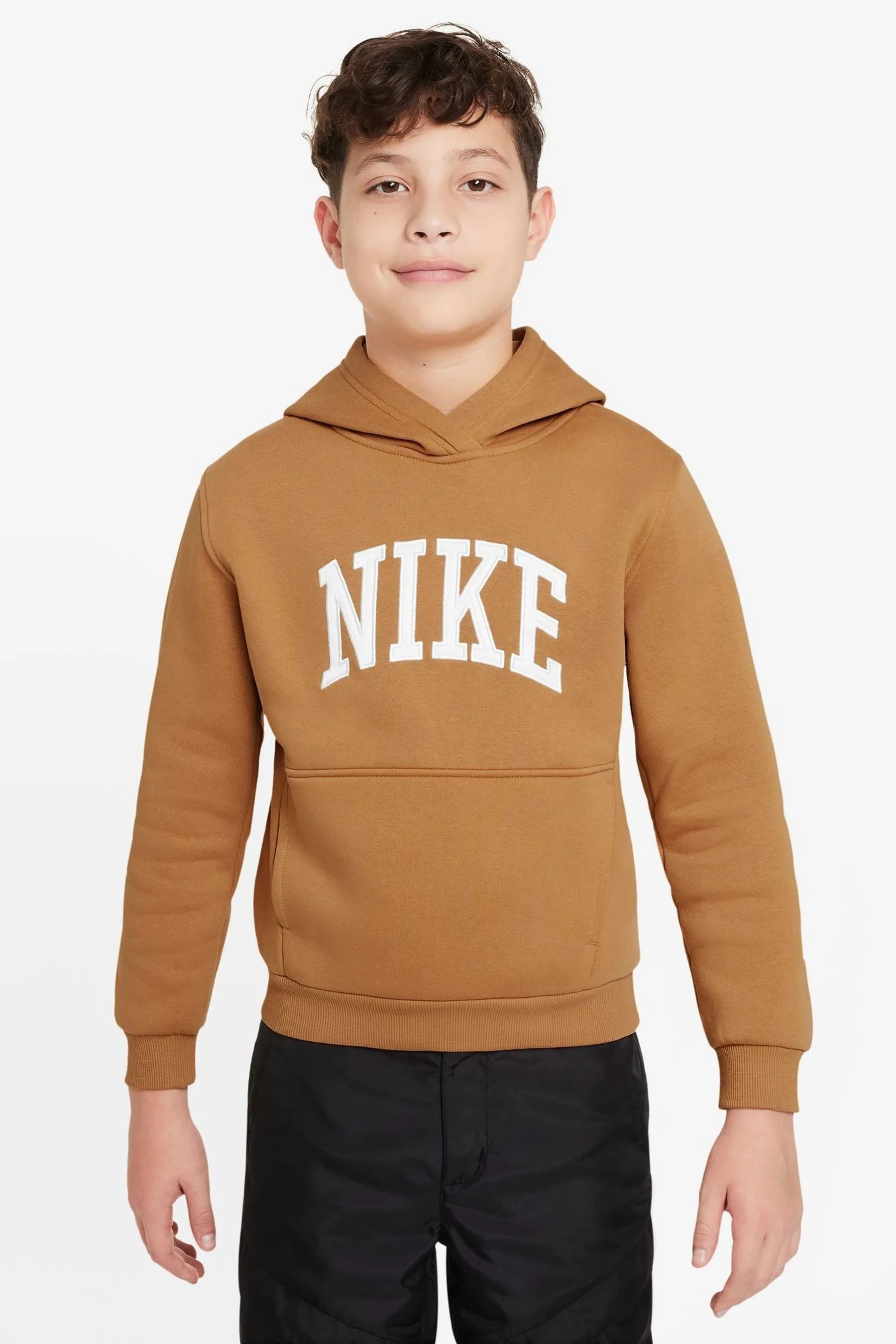 Nike Club Varsity Logo French Terry Hoodie    