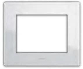 Placca Vetro Bianco RAL9010 Lucida 215x182 per VideoStation Ave 44PV12BL/VS
