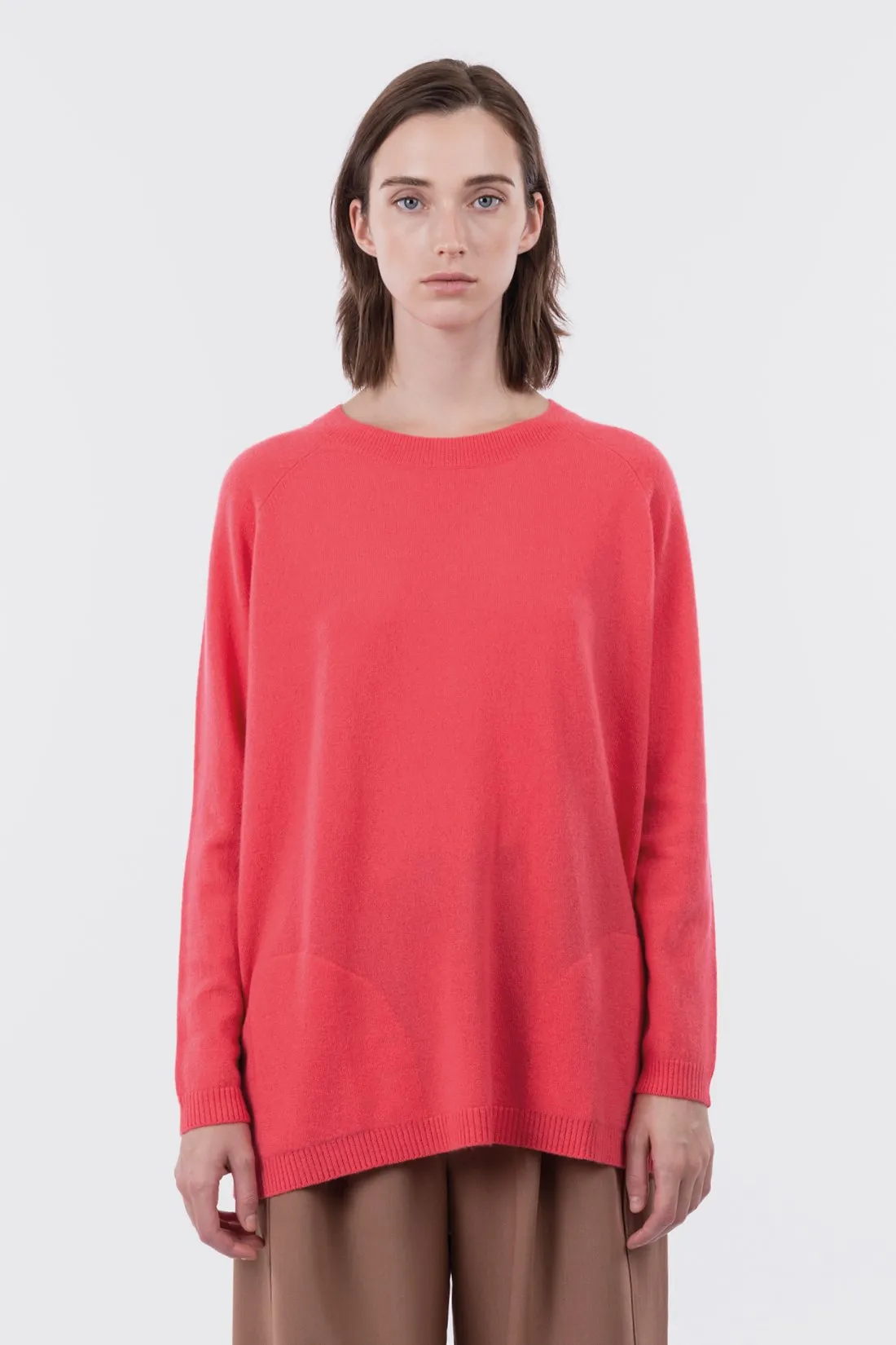 Pullover over tasche laterali