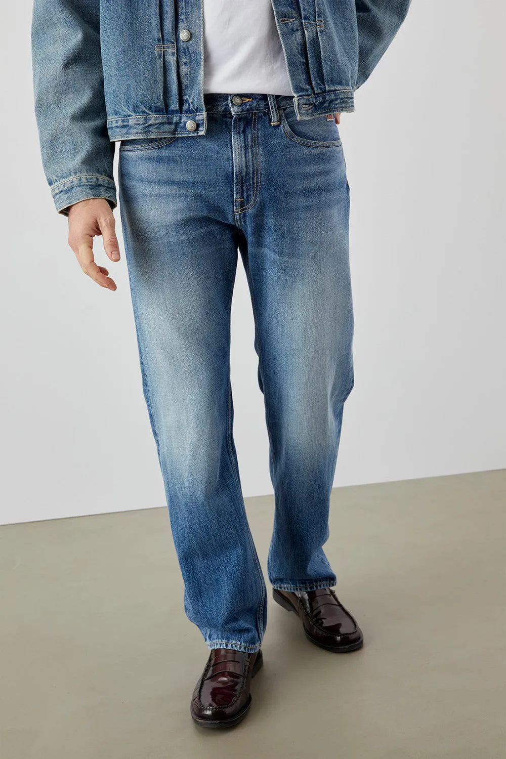 Roy Roger's Cult Wide Denim Blu Uomo