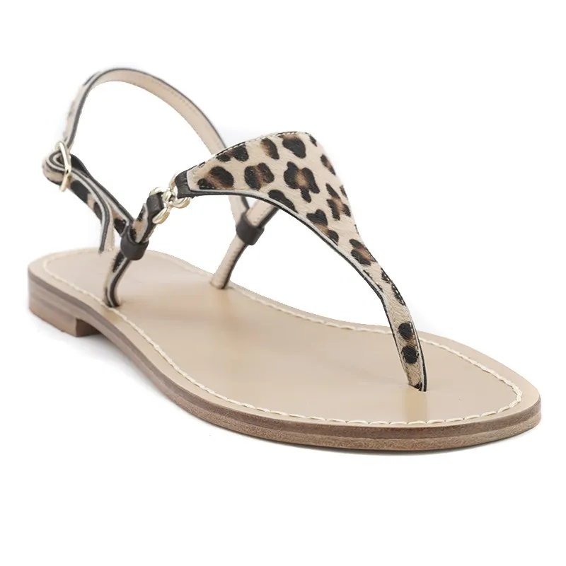 Sandali triangolo caprese pelle cavallino originale
