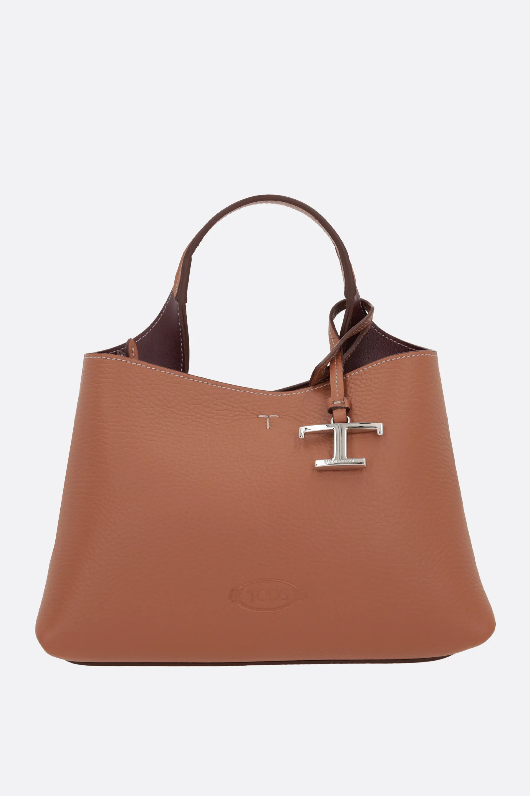  TOD'Sborsa a mano micro in pelle martellata 