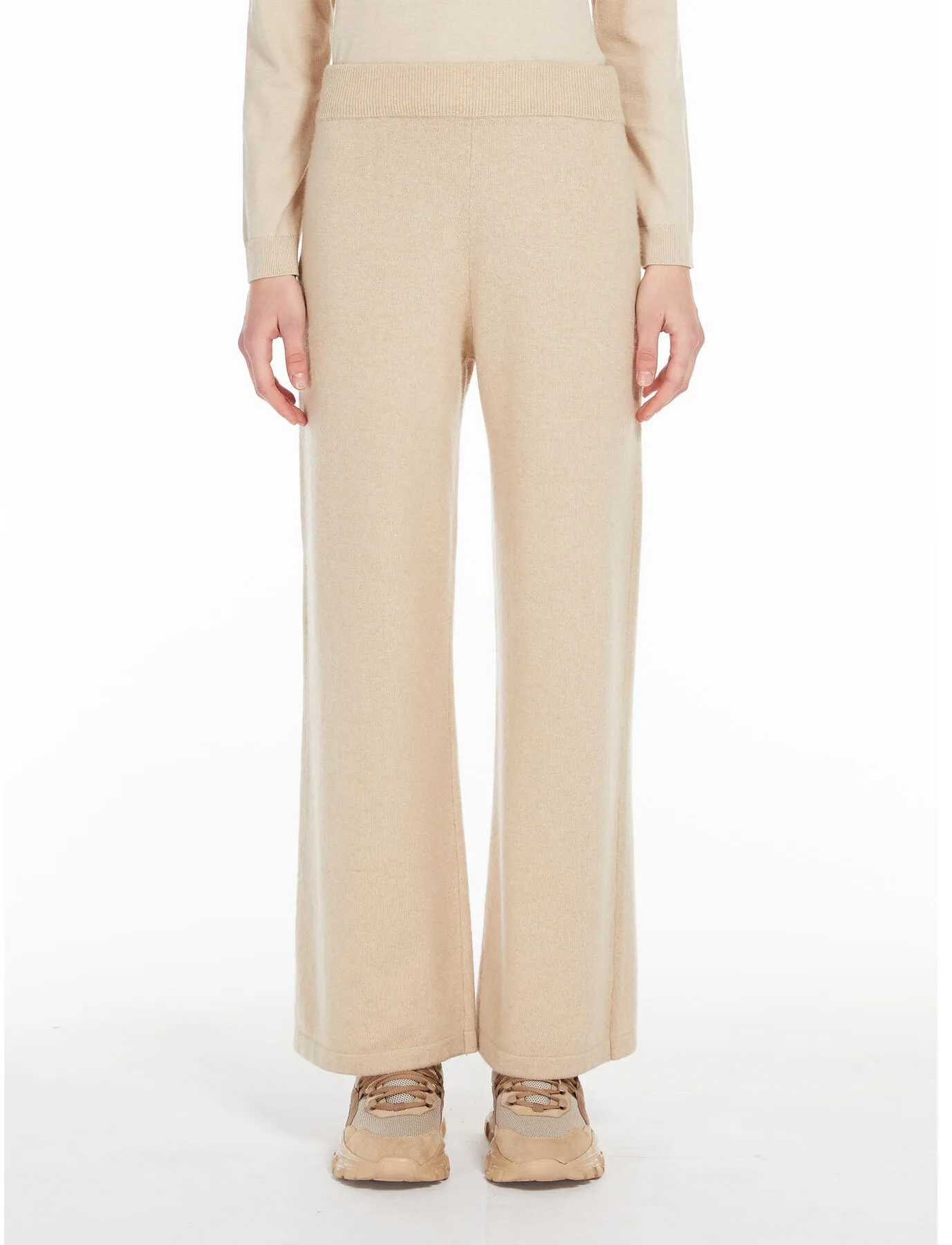 WEEKEND max mara pantaloni in cashmere ecosostenibile TENNIS