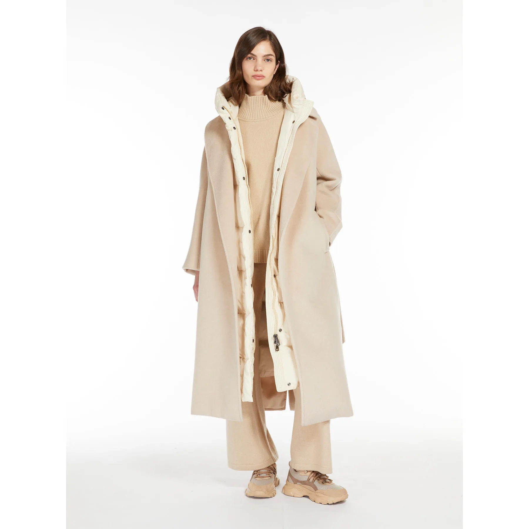 WEEKEND max mara pantaloni in cashmere ecosostenibile TENNIS