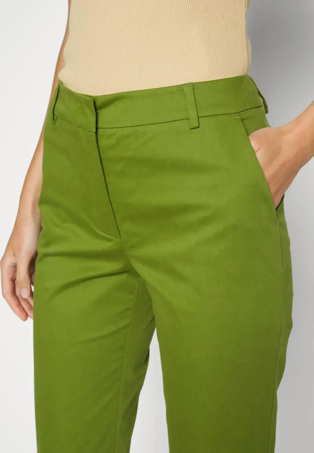 WEEKEND max mara pantaloni in monostretch LATO